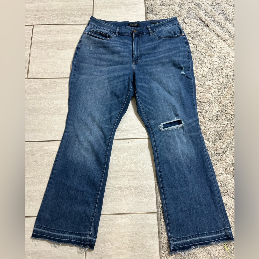 Judy Blue Los Angeles Bootcut Fit High Waisted Jeans Size 20W